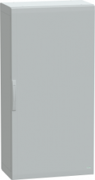 Control cabinet, (H x W x D) 1500 x 750 x 420 mm, IP65, polyester, light gray, NSYPLA1574G