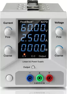 P 6170 PeakTech Bench Power Supplies and Loads