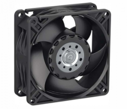 DC axial fan, 12 V, 80 x 80 x 32 mm, 70 m³/h, 39 dB, ball bearing, ebm-papst, 8312 NHL