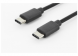 USB 2.0 connection cable, USB plug type C to USB plug type C, 1 m, black