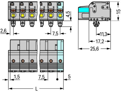 2721-207/008-000 WAGO PCB Connection Systems Image 2