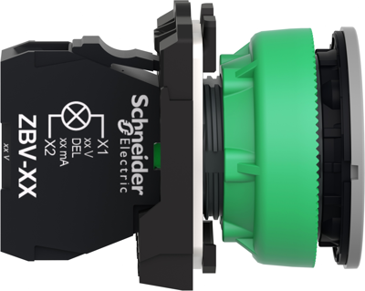 XB5FVB3C0 Schneider Electric Actuators, Signal Elements and Front Elements Image 2