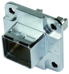 Bulkhead housing with seal, silver, for RJ45 connector, 09455950031