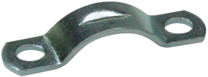 Strain relief clamp, max. bundle Ø 9 mm, steel, galvanized, silver, (L x W x H) 31 x 8 x 4 mm
