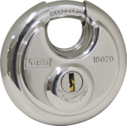 Disc lock, level 11, shackle (H) 17 mm, steel, (B) 70 mm, K16070D
