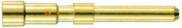Pin contact, 0.14-1.0 mm², AWG 26-17, crimp connection, gold-plated, 09151006111