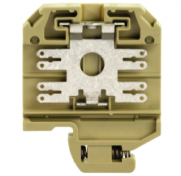 Through terminal block, plug-in connection, 2.5 mm², 4 pole, 20 A, 6 kV, beige/yellow, 0479660000