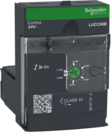 Extended control unit LUCC, class 10, 0.15-0.6A, 24 VAC for power socket LUB12/LUB32/LUB38/LUB120/LUB320/LUB380/reversing contactor switch LU2B12B/LU2B32B, LUCCX6B