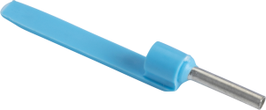 Insulated Wire end ferrule, 2.5 mm², 14 mm long, DIN 46228/4, blue, DZ5CA025D