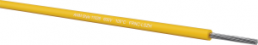 MPPE-switching strand, halogen free, UL-Style 11028, 0.56 mm², AWG 20, yellow, outer Ø 1.55 mm