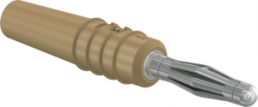 2 mm plug, solder connection, 0.5 mm², brown, 22.2619-27