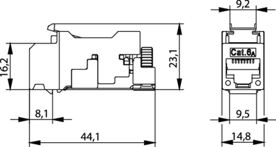100023196 Telegärtner Modular Connectors Image 2
