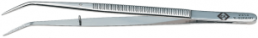 ESD general purpose tweezers, uninsulated, carbon steel, 150 mm, T2314