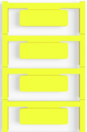 Polyamide Device marker, (L x W) 45 x 15 mm, yellow, 40 pcs
