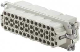 Socket contact insert, 8, 46 pole, unequipped, crimp connection, with PE contact, 1826780000