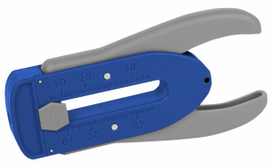 Precision wire stripper for FO cable, cable-Ø 0.20-0.25 mm, L 112 mm, 45 g, 5-544