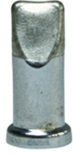 Soldering tip, Chisel shaped, Ø 4.6 mm, (T x L x W) 0.8 x 13 x 4.6 mm, 454 °C, LT D