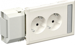 Conduit installation double socket outlet, Germany, IP20, 5940021