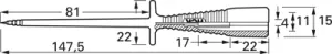 66.9113-22 Stäubli Electrical Connectors Test Leads and Test Probes
