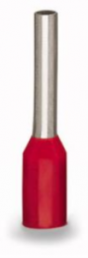 Insulated Wire end ferrule, 1.0 mm², 12 mm/6 mm long, red, 216-223