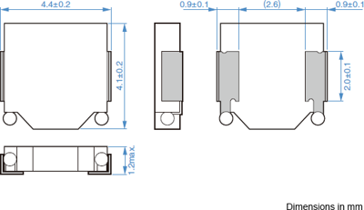 SPM4012T-R47M-LR TDK Fixed Inductors Image 2