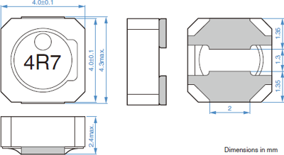VLCF4024T-1R2N2R4-2 TDK Fixed Inductors Image 2