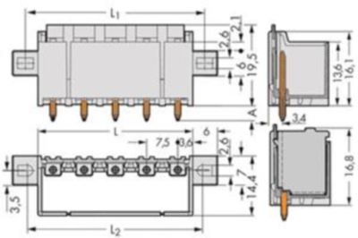 2092-3405/205-000 WAGO PCB Connection Systems Image 2