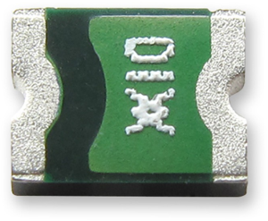 PTC fuse, resettable, SMD 1210, 30 V (DC), 10 A, 250 mA (trip), 100 mA (hold), RF1351-000