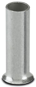 Uninsulated Wire end ferrule, 1.5 mm², 7 mm long, DIN 46228/1, silver, 3200263