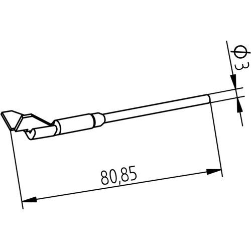 0452QDLF100 Ersa Soldering tips, desoldering tips and hot air nozzles Image 2