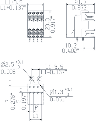 1633360000 Weidmüller PCB Connection Systems Image 3