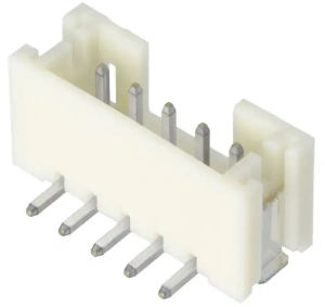 Connector header, 5 pole, pitch 2 mm, straight, white, B5B-PH-SM4-TBT (LF)(SN)