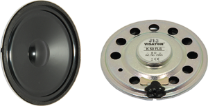Small speaker, 8 Ω, 85 dB, 350 Hz to 20 kHz, black