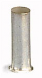 Uninsulated Wire end ferrule, 1.5 mm², 6 mm long, silver, 216-124