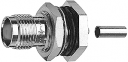 TNC socket 50 Ω, RG-188A/U, RG-174/U, KX-3B, RG-316/U, KX-22A, crimp connection, straight, 100023772