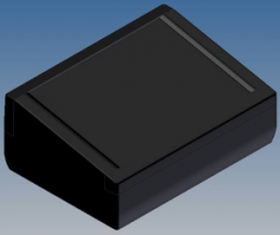 ABS enclosure, (L x W x H) 188.5 x 133.5 x 76.5 mm, black (RAL 9004), IP54, TK33SP.9