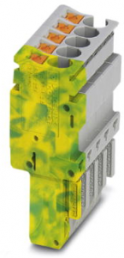 Plug, push-in connection, 0.14-4.0 mm², 5 pole, 24 A, 6 kV, gray, 1035931