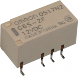 Relay, 2 Form C (NO/NC), 5 V (DC), 125 Ω, 2 A, 220 V (DC), 250 V (AC), monostable, G6S-2F 5VDC