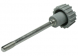 Knurled screw, M3, Ø 12.5 mm, 35 mm, Nitrile rubber