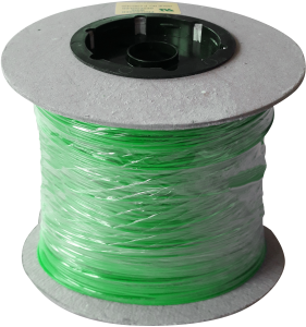 PVC-switching strand, UL-Style 1007/1569, 0.14 mm², AWG 26, green, outer Ø 1.3 mm