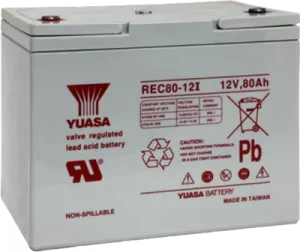 REC 80-12 Yuasa Lead-Acid Batteries, Lithium-Ion Batteries