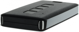 ABS remote control enclosure, (L x W x H) 71.5 x 39.3 x 11.5 mm, black (RAL 9004), 13124.44