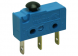 Subminiature snap-action switche, On-On, plug-in connection, pin plunger, 1.5 N, 5 A/250 VAC, IP40