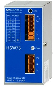 Power supply, 24 VDC, 3.2 A, 75 W, HSW00751.024