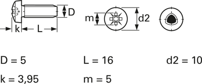 7500C05016ZN Screws, Threaded Rods Image 3