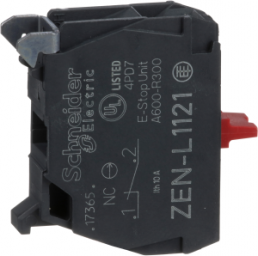 Auxiliary switch, 1 Form B (N/C), 240 V, 3 A, ZENL1121