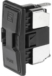 Fuse holder, 6.3 x 32 mm, 25 A, 500 V, snap-in, 3-141-376