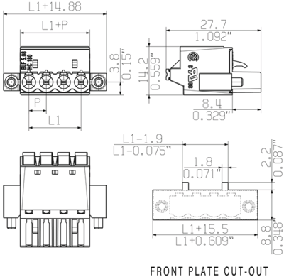 1013120000 Weidmüller PCB Connection Systems Image 3