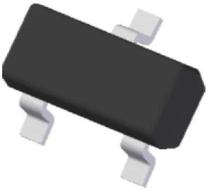 Diodes N channel MOSFET, 60 V, 300 mA, TO-236, 2N7002E-7-F