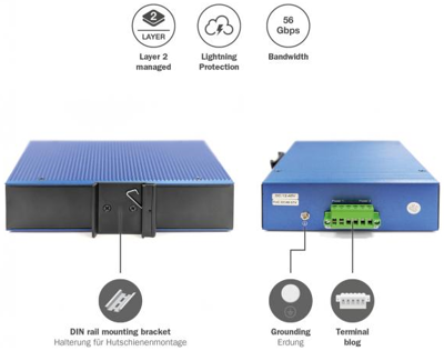 DN-651158 DIGITUS Industrial ethernet switches Image 3